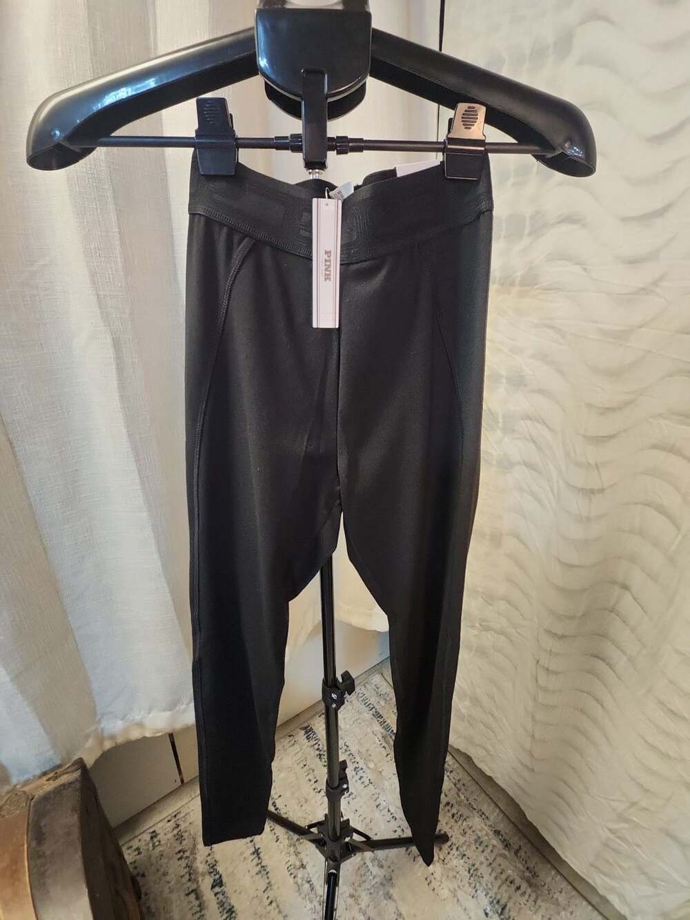 Pink Victoria's Secret Ultimate Leggings Size S Black